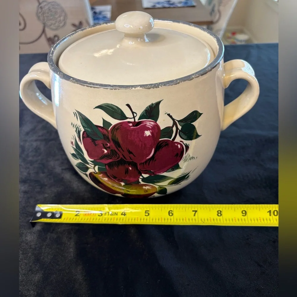 Vintage Home And Garden Party Ltd. Stoneware Bean Pot - Picture 12 of 12